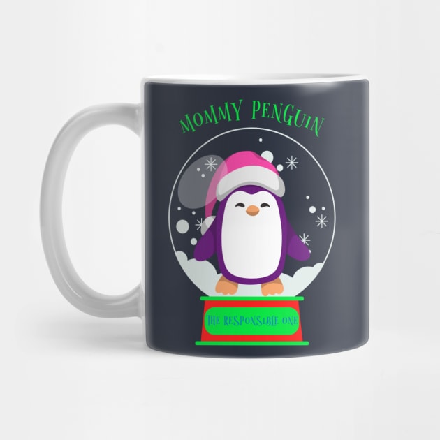 Matching Christmas Family, Penguin Mommy by Feminist Foodie